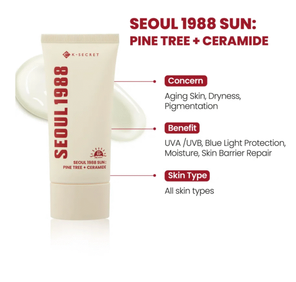 K-SECRET-SEOUL 1988 Sun: Pine Tree + Ceramide 50ml - Image 2