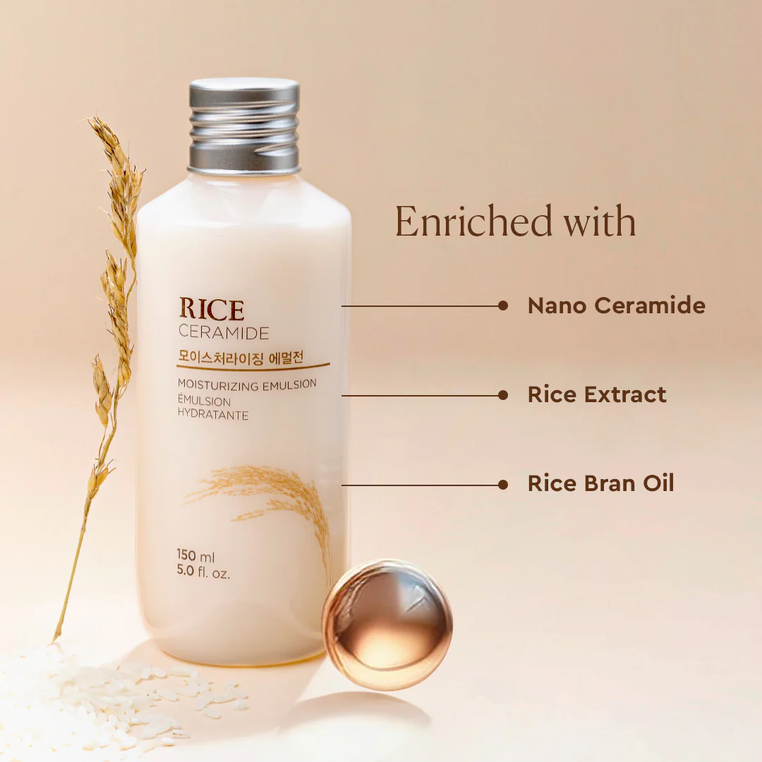 The Face Shop Rice Ceramide Moisturizing Emulsion 150ml - Image 5