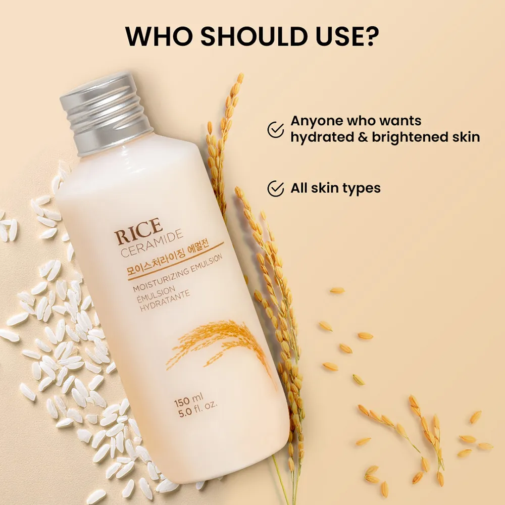 The Face Shop Rice Ceramide Moisturizing Emulsion 150ml - Image 4